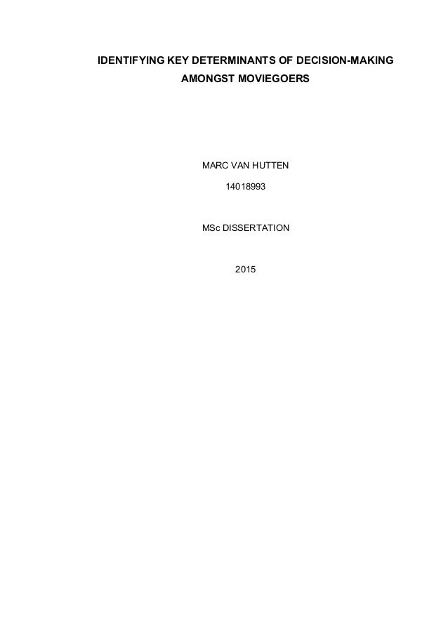 msc marketing dissertation